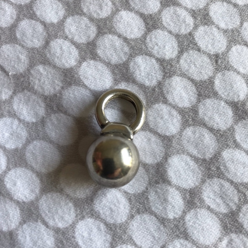 Sterling ball pendant